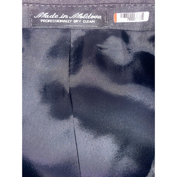 Kilburne & Finch Men’s Wool Blend Blazer 48L Dark Gray Sport Coat - Picture 8 of 8